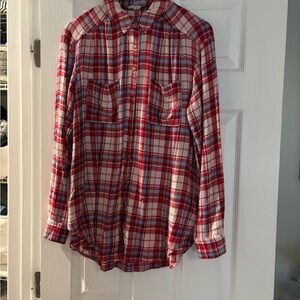 Anthropologie PILCRO oversized button up. Worn once